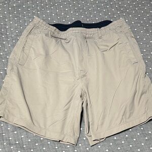 Birddogs Men's Beige Athletic Shorts